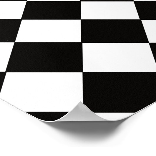 Schwarzweißmuster Poster (Ecke)