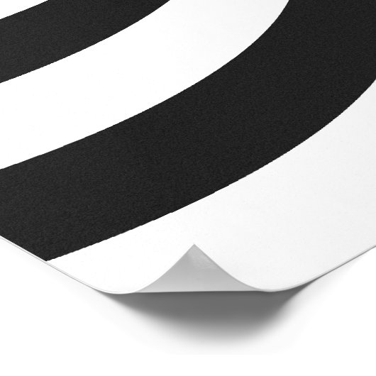 Schwarzweißmuster Poster (Ecke)