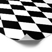 Schwarzweißmuster Poster (Ecke)