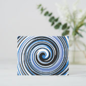 Schwarzweißmuster Postkarte (Stehend Vorderseite)