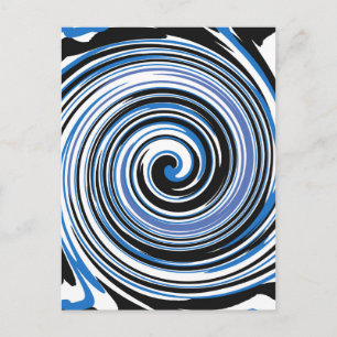 Schwarzweißmuster Postkarte