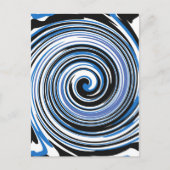 Schwarzweißmuster Postkarte (Vorderseite)