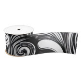 Schwarzweißmuster Satinband (Spule)