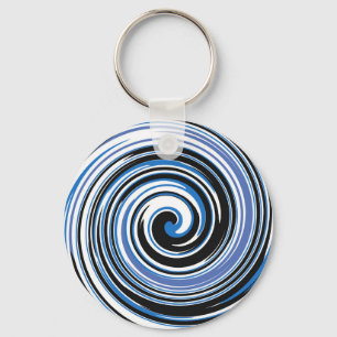 Schwarzweißmuster Schlüsselanhänger