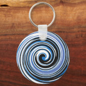 Schwarzweißmuster Schlüsselanhänger (Vorderseite)