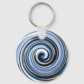 Schwarzweißmuster Schlüsselanhänger (Vorderseite)