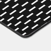 Schwarzweißmuster Schreibtischunterlage (Ecke)