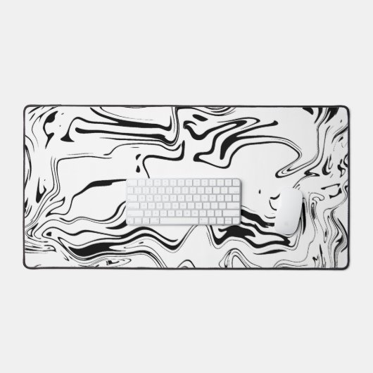 Schwarzweißmuster Schreibtischunterlage (Tastatur & Maus)