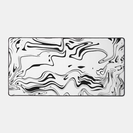 Schwarzweißmuster Schreibtischunterlage (Vorderseite)