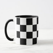 Schwarzweißmuster Tasse (Links)