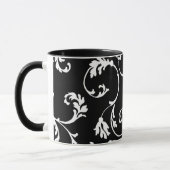 Schwarzweißmuster Tasse (Links)
