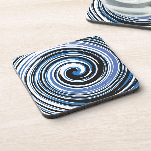 Schwarzweißmuster Untersetzer (Linke Seite)