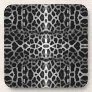 Schwarzweißmuster Untersetzer