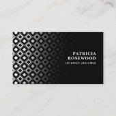 Schwarzweißmuster Visitenkarte (Vorderseite)
