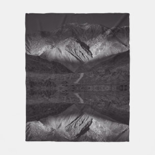 Schwarzweißnachthimmel Fleecedecke