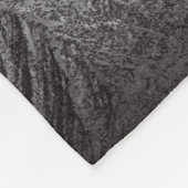 Schwarzweißnachthimmel Fleecedecke (Ecke)