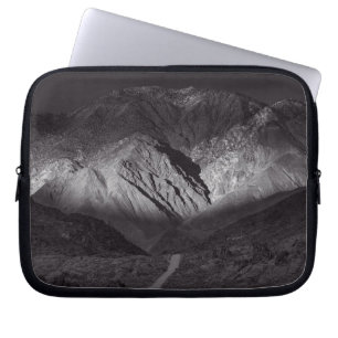 Schwarzweißnachthimmel Laptopschutzhülle