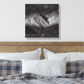 Schwarzweißnachthimmel Leinwanddruck (Insitu (Schlafzimmer))