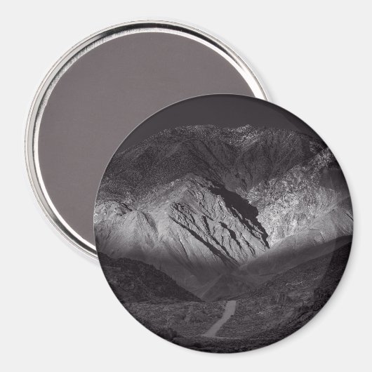 Schwarzweißnachthimmel Magnet (Vorderseite/Rückseite)