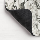 Schwarzweißornithologie-Vogelsammlung Mousepad (Ecke)