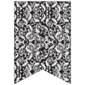 Schwarzweißpaisley Wimpelkette (Erste Fahne)