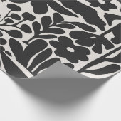 Schwarzweißpapier Geschenkpapier (Ecke)