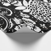 Schwarzweißpapier Geschenkpapier (Ecke)