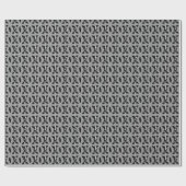 Schwarzweißpapier Geschenkpapier (Flach)