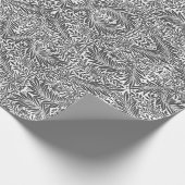 Schwarzweißpapier Geschenkpapier (Ecke)