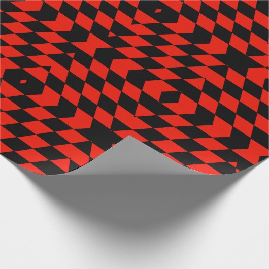 Schwarzweißpapier Geschenkpapier (Ecke)