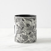 Schwarzweißpastellfarben Tasse (Zentrum)