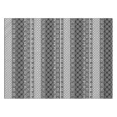 Schwarzweißpatchwork mit Spitze Tischdecke (Vorderseite (Horizontal))