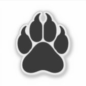 Schwarzweißpflasterkleber Aufkleber (Vorderseite)