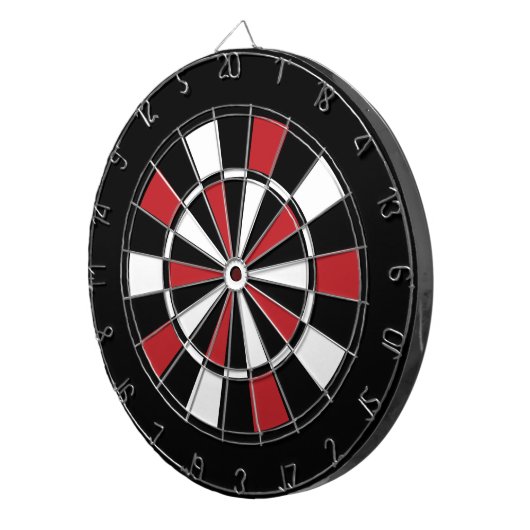 Schwarzweißplatine Dartscheibe (Vorderseite rechts)