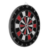 Schwarzweißplatine Dartscheibe (Vorderseite Links)