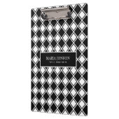 Schwarzweißplätze Klemmbrett (Links)