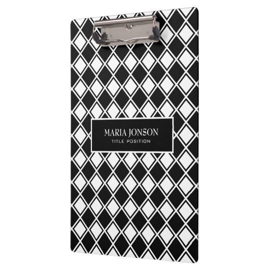 Schwarzweißplätze Klemmbrett (Links)