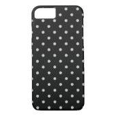 Schwarzweißpolka Case-Mate iPhone Hülle (Rückseite)