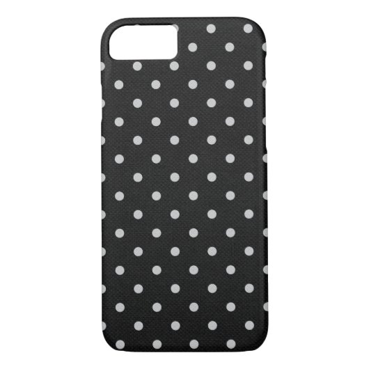 Schwarzweißpolka Case-Mate iPhone Hülle (Rückseite)