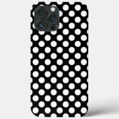 Schwarzweißpolka-Dot Case-Mate iPhone Hülle (Rückseite)