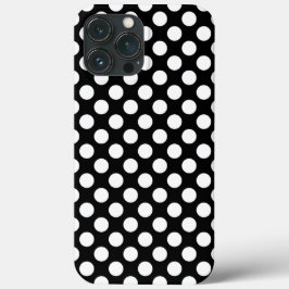 Schwarzweißpolka-Dot Case-Mate iPhone Hülle