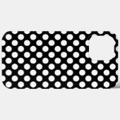 Schwarzweißpolka-Dot Case-Mate iPhone Hülle (Rückseite (Horizontal))