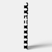 Schwarzweißpolka-Dot Case-Mate iPhone Hülle (Rückseite / Rechts)