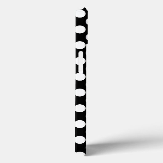 Schwarzweißpolka-Dot Case-Mate iPhone Hülle (Rückseite / Rechts)