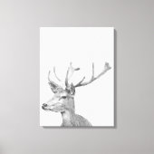 Schwarzweißportrait Leinwanddruck (Vorderseite)