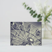 Schwarzweißrad Postkarte (Stehend Vorderseite)