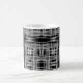 Schwarzweißraster Kaffeetasse (Mittel)