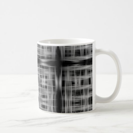 Schwarzweißraster Kaffeetasse (Rechts)