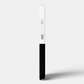 Schwarzweißrechtecke Case-Mate iPhone Hülle (Rückseite / Links)