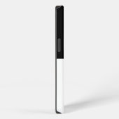 Schwarzweißrechtecke iPhone Hülle (Rechte Seite)